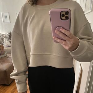 Lululemon Cropped Sweatshirt, Worn ONCE